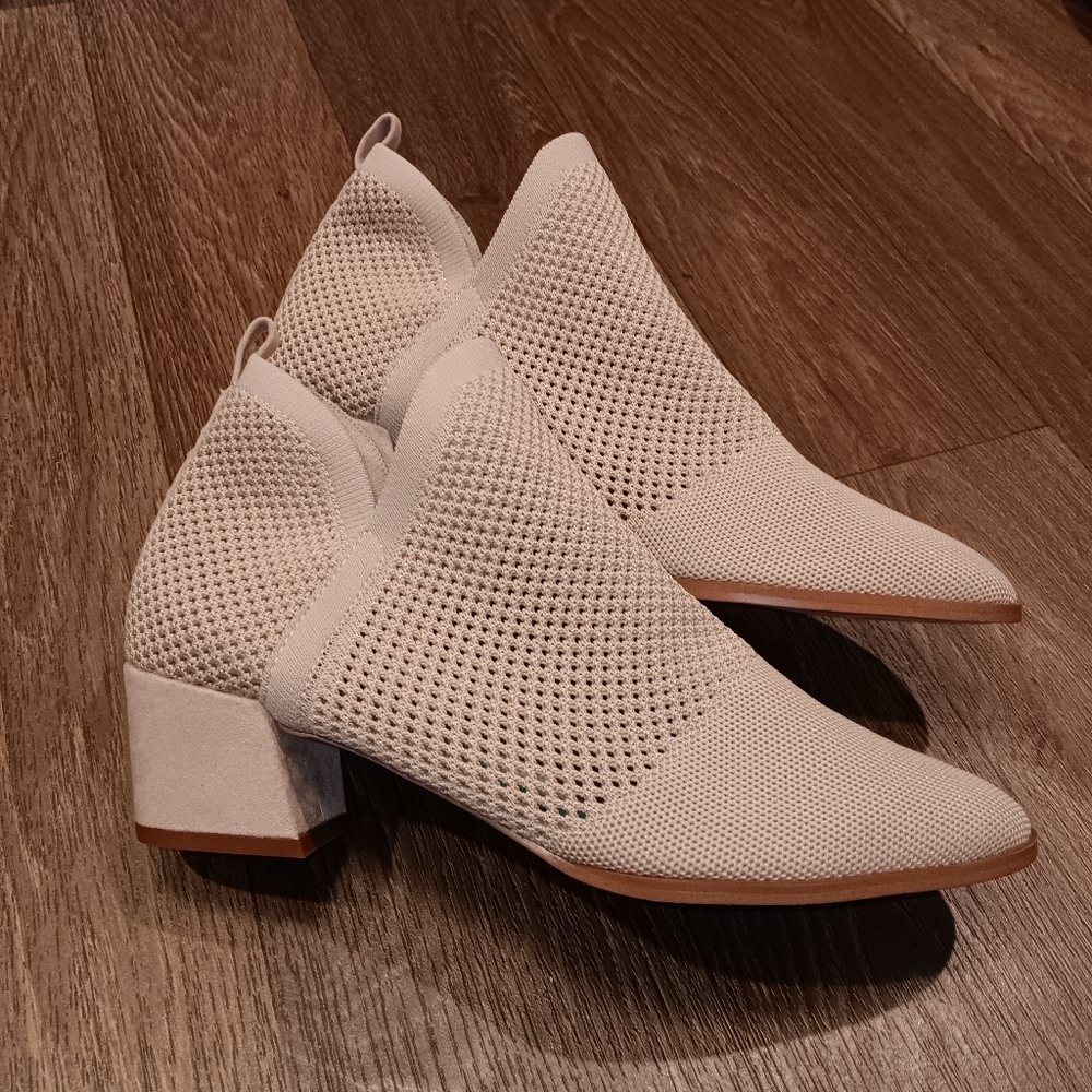 J. Renee' Bootie - Kanish Stretch Knit Fabric Sz 8.5 New No Box
